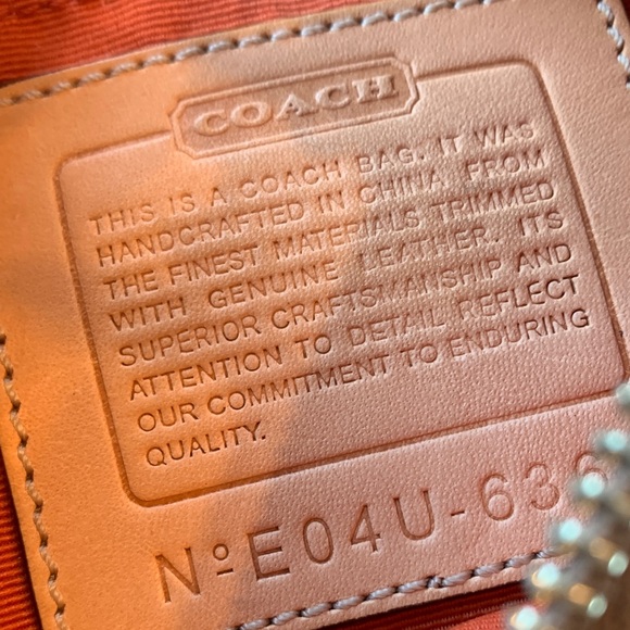 Coach Brown and Tan Signature Shoulder Bag - Picture 12 of 16